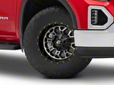Fuel Wheels Crush Gloss Machined Double Dark Tint 6-Lug Wheel; 18x9; 1mm Offset (19-25 Sierra 1500)