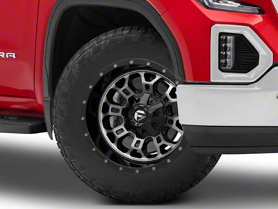 Fuel Wheels Crush Gloss Machined Double Dark Tint 6-Lug Wheel; 20x10; -19mm Offset (19-25 Sierra 1500)