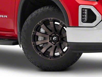 Fuel Wheels Diesel Matte Black Double Dark Tint 6-Lug Wheel; 20x9; 1mm Offset (19-25 Sierra 1500)