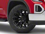 Fuel Wheels Flame Blackout 6-Lug Wheel; 22x12; -44mm Offset (19-25 Sierra 1500)