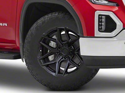 Fuel Wheels Flux Blackout 6-Lug Wheel; 20x9; 20mm Offset (19-25 Sierra 1500)
