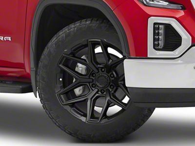 Fuel Wheels Flux Blackout 6-Lug Wheel; 22x9.5; 20mm Offset (19-25 Sierra 1500)