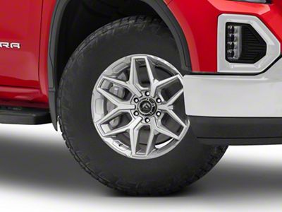 Fuel Wheels Flux Platinum 6-Lug Wheel; 18x9; 30mm Offset (19-25 Sierra 1500)
