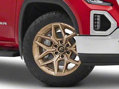 Fuel Wheels Flux Platinum Bronze 6-Lug Wheel; 22x10; -18mm Offset (19-25 Sierra 1500)