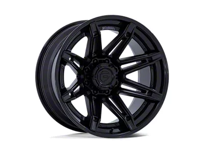 Fuel Wheels Fusion Forged Brawl Matte Black with Gloss Black Lip 6-Lug Wheel; 24x12; -44mm Offset (19-25 Sierra 1500)
