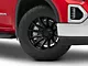 Fuel Wheels Fusion Forged Burn Matte Black with Gloss Black Lip 6-Lug Wheel; 20x10; -18mm Offset (19-24 Sierra 1500)