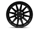 Fuel Wheels Fusion Forged Burn Matte Black with Gloss Black Lip 6-Lug Wheel; 20x10; -18mm Offset (19-24 Sierra 1500)