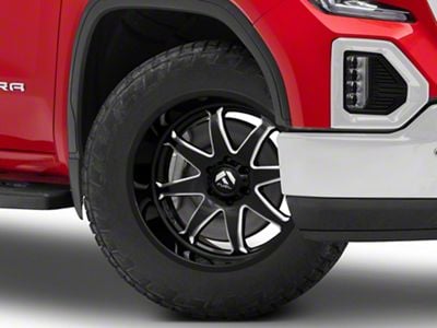 Fuel Wheels Hammer Gloss Black Milled 6-Lug Wheel; 20x10; -18mm Offset (19-25 Sierra 1500)