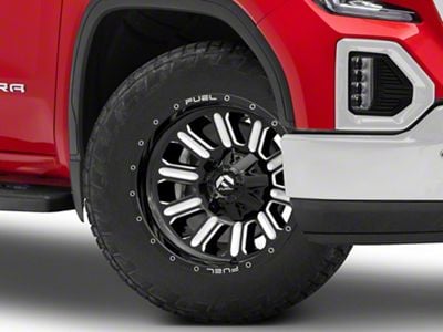 Fuel Wheels Hardline Gloss Black Milled 6-Lug Wheel; 20x9; 19mm Offset (19-25 Sierra 1500)