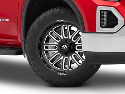 Fuel Wheels Ignite Gloss Black Milled 6-Lug Wheel; 22x10; -18mm Offset (19-25 Sierra 1500)
