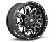 Fuel Wheels Lethal Matte Black Milled 6-Lug Wheel; 17x9; -12mm Offset (14-18 Sierra 1500)