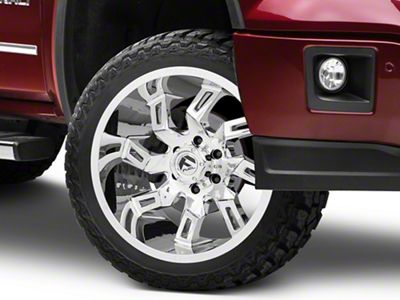Fuel Wheels Lockdown Chrome 6-Lug Wheel; 22x10; -18mm Offset (14-18 Sierra 1500)