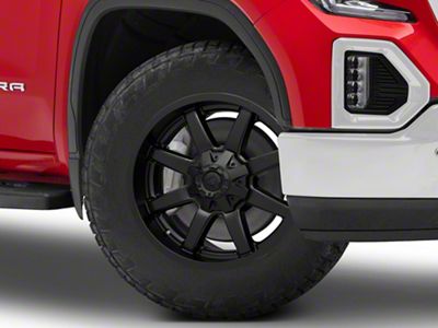 Fuel Wheels Maverick Satin Black 6-Lug Wheel; 20x12; -44mm Offset (19-25 Sierra 1500)