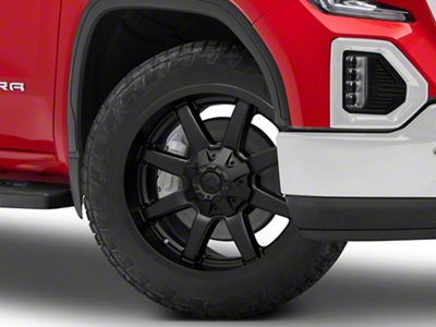 Fuel Wheels Maverick Satin Black 6-Lug Wheel; 22x9.5; 20mm Offset (19-25 Sierra 1500)