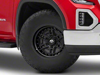 Fuel Wheels Nitro Matte Black 6-Lug Wheel; 17x9; -12mm Offset (19-25 Sierra 1500)