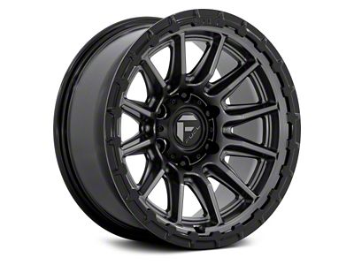 Fuel Wheels Piston Matte Gunmetal with Gloss Black Lip 6-Lug Wheel; 20x10; -18mm Offset (19-24 Sierra 1500)