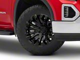 Fuel Wheels Quake Blackout 6-Lug Wheel; 20x10; -18mm Offset (19-25 Sierra 1500)