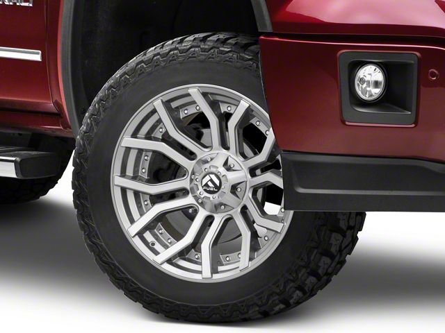 Fuel Wheels Rage Platinum Brushed Gunmetal 6-Lug Wheel; 20x10; -18mm Offset (14-18 Sierra 1500)