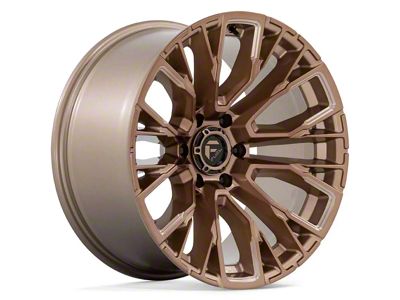 Fuel Wheels Rebar Platinum Bronze Milled 6-Lug Wheel; 20x9; 1mm Offset (19-24 Sierra 1500)
