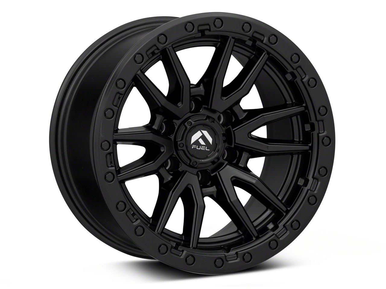 Fuel Wheels Sierra 1500 Rebel Matte Black 6-Lug Wheel; 20x10 Fuel Wheels Sierra 1500 Rebel Matte Black 6-Lug Wheel; 20x10