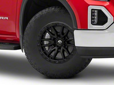 Fuel Wheels Rebel Matte Black 6-Lug Wheel; 18x9; -12mm Offset (19-24 Sierra 1500)