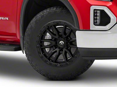 Fuel Wheels Rebel Matte Black 6-Lug Wheel; 20x9; 1mm Offset (19-24 Sierra 1500)