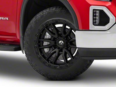 Fuel Wheels Rebel Matte Black 6-Lug Wheel; 22x10; -13mm Offset (19-25 Sierra 1500)