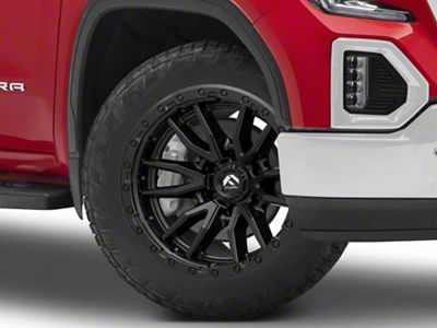 Fuel Wheels Rebel Matte Black 6-Lug Wheel; 22x12; -44mm Offset (19-25 Sierra 1500)