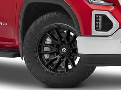 Fuel Wheels Rebel Matte Black 6-Lug Wheel; 22x12; -44mm Offset (19-24 Sierra 1500)