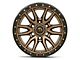 Fuel Wheels Rebel Matte Bronze with Black Bead Ring 6-Lug Wheel; 17x9; -12mm Offset (19-24 Sierra 1500)