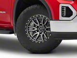 Fuel Wheels Rebel Matte Gunmetal with Black Bead Ring 6-Lug Wheel; 18x9; 1mm Offset (19-26 Sierra 1500)