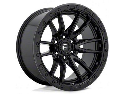 Fuel Wheels Rebel Textured Black 6-Lug Wheel; 18x9; 1mm Offset (19-25 Sierra 1500)