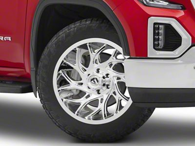 Fuel Wheels Runner Chrome 6-Lug Wheel; 24x14; -75mm Offset (19-24 Sierra 1500)