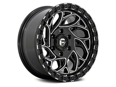 Fuel Wheels Runner OR Gloss Black Milled 6-Lug Wheel; 18x9; -12mm Offset (19-25 Sierra 1500)