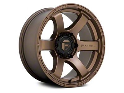 Fuel Wheels Rush Matte Bronze 6-Lug Wheel; 18x9; -12mm Offset (19-25 Sierra 1500)