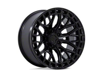 Fuel Wheels Sigma Blackout with Gloss Black Lip 6-Lug Wheel; 20x9; 1mm (19-24 Sierra 1500)