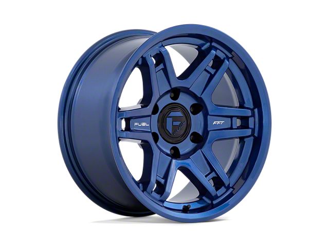 Fuel Wheels Slayer Dark Blue 6-Lug Wheel; 18x8.5; -15mm Offset (19-24 Sierra 1500)