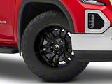 Fuel Wheels Sledge Matte Black with Gloss Black Lip 6-Lug Wheel; 20x12; -45mm Offset (19-26 Sierra 1500)