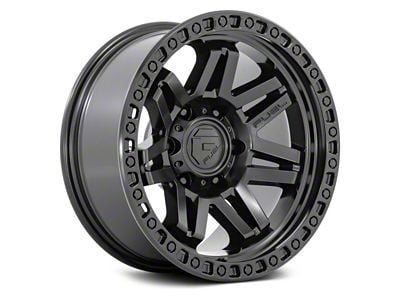 Fuel Wheels Syndicate Blackout 6-Lug Wheel; 17x9; 1mm Offset (14-18 Sierra 1500)