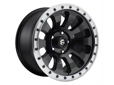 Fuel Wheels Tactic Matte Black Machined 6-Lug Wheel; 20x9; 1mm Offset (19-25 Sierra 1500)
