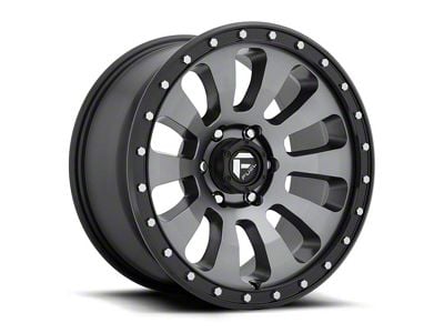 Fuel Wheels Tactic Matte Gunmetal with Black Bead Ring 6-Lug Wheel; 18x9; 1mm Offset (19-25 Sierra 1500)