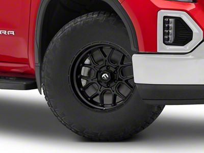 Fuel Wheels Tech Matte Black 6-Lug Wheel; 17x9; 1mm Offset (19-25 Sierra 1500)