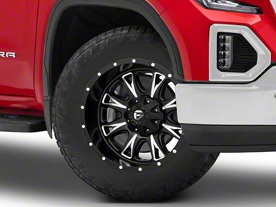 Fuel Wheels Throttle Matte Black Milled 6-Lug Wheel; 20x9; 20mm Offset (19-25 Sierra 1500)