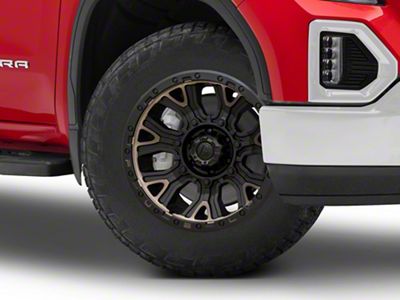 Fuel Wheels Traction Matte Black with Double Dark Tint 6-Lug Wheel; 20x10; -18mm Offset (19-25 Sierra 1500)