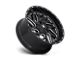 Fuel Wheels Triton Gloss Black Milled 6-Lug Wheel; 22x10; -19mm Offset (19-24 Sierra 1500)