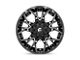 Fuel Wheels Twitch Glossy Black Milled 6-Lug Wheel; 22x10; -18mm Offset (19-24 Sierra 1500)