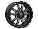 Fuel Wheels Vandal Gloss Black Milled 6-Lug Wheel; 20x10; -19mm Offset (14-18 Sierra 1500)