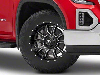 Fuel Wheels Vandal Gloss Black Milled 6-Lug Wheel; 20x10; -19mm Offset (19-25 Sierra 1500)