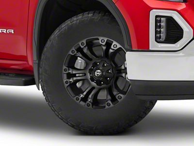 Fuel Wheels Vapor Matte Black Double Dark Tint 6-Lug Wheel; 18x9; 19mm Offset (19-25 Sierra 1500)