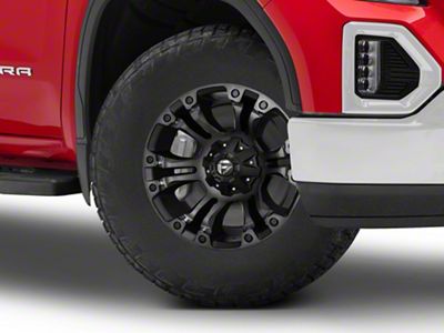 Fuel Wheels Vapor Matte Black Double Dark Tint 6-Lug Wheel; 18x9; 19mm Offset (19-24 Sierra 1500)